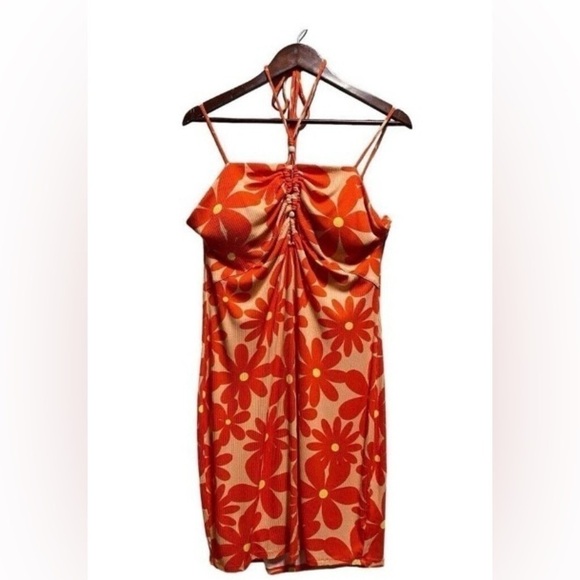 Adorable Orange Floral Dress By Madden NYC. Size 3XL - Picture 1 of 2